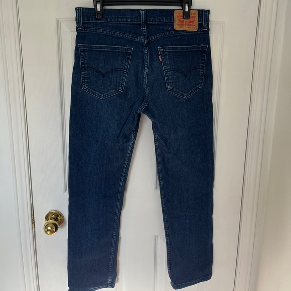 Men's dark blue Levis 505 Jeans - Picture 6 of 6